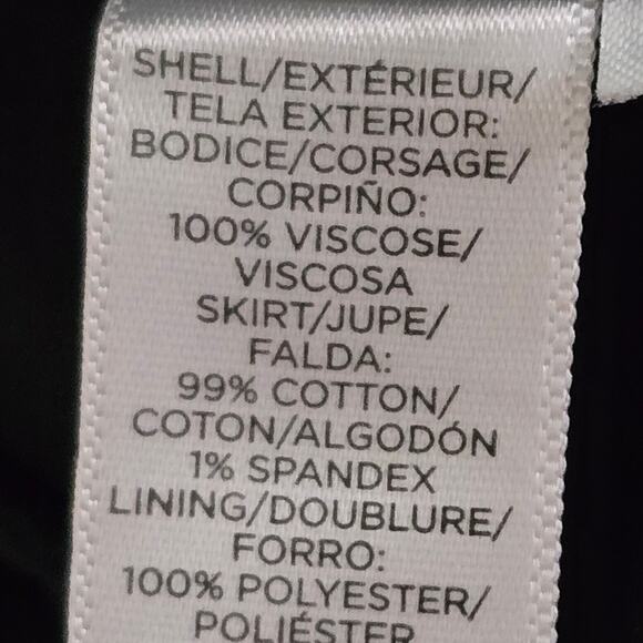 Loft Black and Beige Women's Academia Sheath Dress Size 4 - Picture 9 of 10